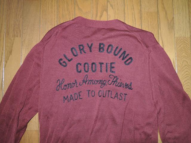 COOTIE クーティー カーディガン M 刺繍 ステッチ 背ロゴ LOGO コットンニット < ブランド  COOTIE クーティー カーディガン M 刺繍 ステッチ 背ロゴ LOGO コットンニット < ブランドの
