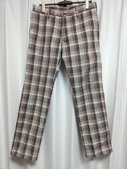 Levi's チェック柄 パンツ 32インチ リーバイス アメカジ カジュアル メンズ MADE IN JAPAN 日本製 中古 < ブランド  Levi's チェック柄 パンツ 32インチ リーバイス アメカジ カジュアル メンズ MADE IN JAPAN 日本製 中古  < ブランドの
