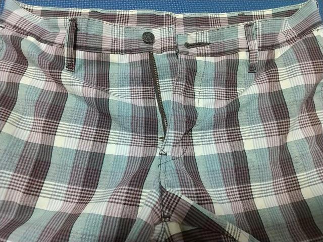 Levi's チェック柄 パンツ 32インチ リーバイス アメカジ カジュアル メンズ MADE IN JAPAN 日本製 中古 < ブランド  Levi's チェック柄 パンツ 32インチ リーバイス アメカジ カジュアル メンズ MADE IN JAPAN 日本製 中古 < ブランドの