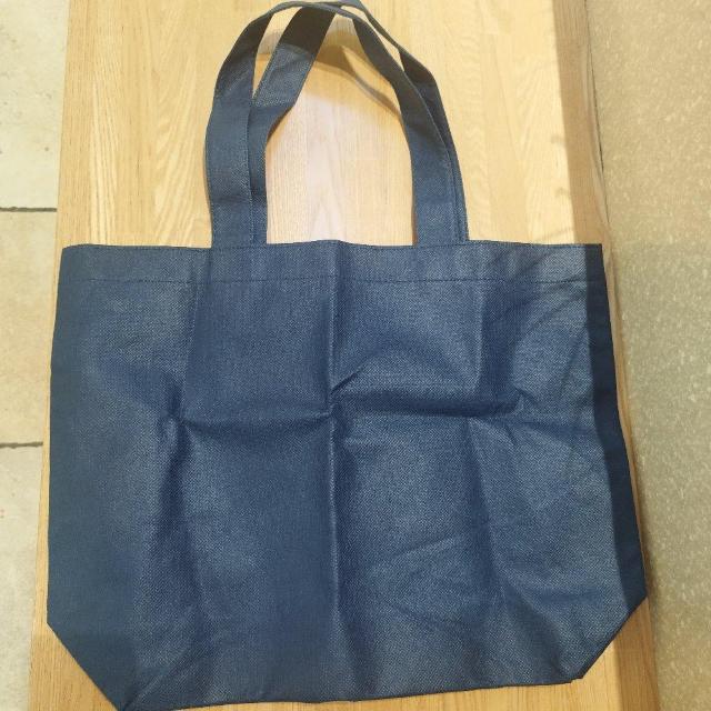 みんなでPCリサイクル 紺 不織布エコバッグ A4収納可 < 男性ファッション  みんなでPCリサイクル 紺 不織布エコバッグ A4収納可 < 男性ファッションの