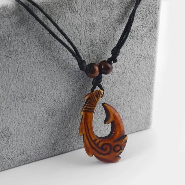 フィッシュフック ネックレス ハワイアン マオリ族 surfer < 男性アクセサリー/時計  フィッシュフック ネックレス ハワイアン マオリ族 surfer < 男性アクセサリー/時計の