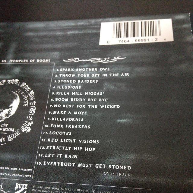 CYPRESS HILLwV(TENPLES OF BOOM)xTCvXEq  CD/DVD/rfI 