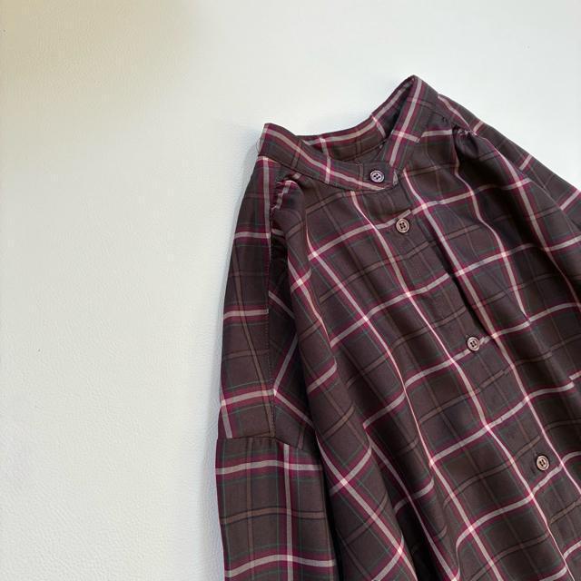 ◆新品◆2万◆ミッシェルクラン◆大きいサイズ感◆チェックシャツロングワンピース◆ < ブランド  ◆新品◆2万◆ミッシェルクラン◆大きいサイズ感◆チェックシャツロングワンピース◆ < ブランドの