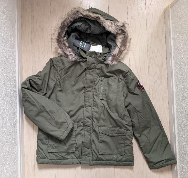 150★BB★フード取り外し可能★モッズ風中綿コート★新品 < キッズ/ベビー 150★BB★フード取り外し可能★モッズ風中綿コート★新品 < キッズ/ベビーの