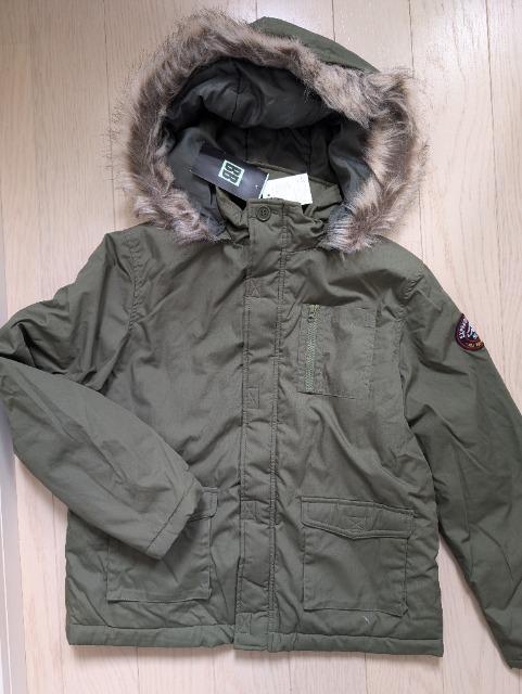 150★BB★フード取り外し可能★モッズ風中綿コート★新品 < キッズ/ベビー 150★BB★フード取り外し可能★モッズ風中綿コート★新品 < キッズ/ベビーの