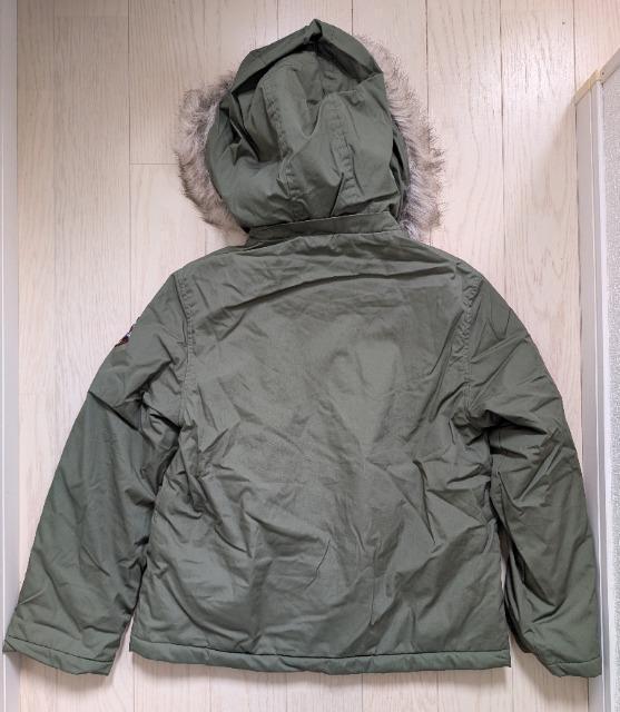 150★BB★フード取り外し可能★モッズ風中綿コート★新品 < キッズ/ベビー 150★BB★フード取り外し可能★モッズ風中綿コート★新品 < キッズ/ベビーの