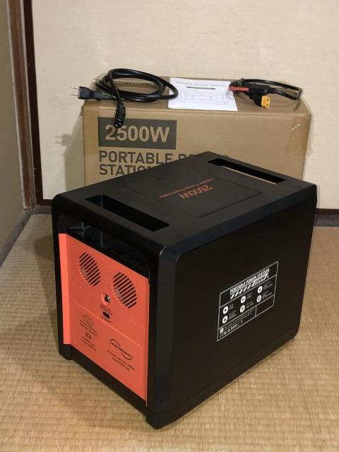 美品!大容量2300Whポータブル電源 UPS、パススルー充電、高速充電、リン酸鉄 < 家電/AV 美品!大容量2300Whポータブル電源 UPS、パススルー充電、高速充電、リン酸鉄 < 家電/AVの
