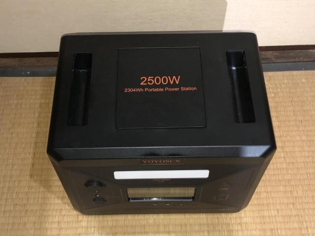 美品!大容量2300Whポータブル電源 UPS、パススルー充電、高速充電、リン酸鉄 < 家電/AV 美品!大容量2300Whポータブル電源 UPS、パススルー充電、高速充電、リン酸鉄 < 家電/AVの