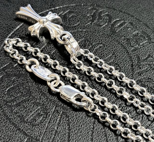 CHROME HEARTS/CHクロス ベビーファットチャーム ダイヤpave×ロールチェーン 20inch 2点❕ < ブランド CHROME HEARTS/CHクロス ベビーファットチャーム ダイヤpave×ロールチェーン 20inch 2点❕ < ブランドの