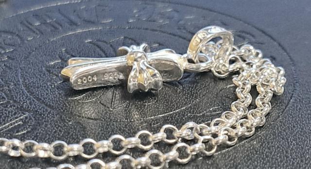 CHROME HEARTS/CHクロス ベビーファットチャーム ダイヤpave×ロールチェーン 20inch 2点❕ < ブランド CHROME HEARTS/CHクロス ベビーファットチャーム ダイヤpave×ロールチェーン 20inch 2点❕ < ブランドの