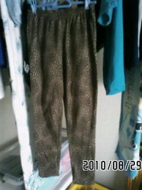 古着・ブラウン系タイダイ&ヒョウ柄レギンスパンツ < 女性ファッション 古着・ブラウン系タイダイ&ヒョウ柄レギンスパンツ < 女性ファッションの