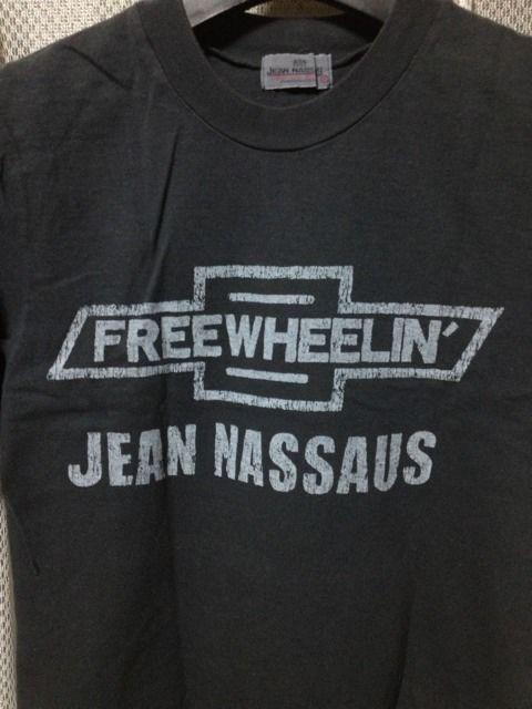 古着 ジーンナッソーズ プリント半袖Tシャツ Sサイズ 黒グレー 日本製 ユーズド ロック < 男性ファッション  古着 ジーンナッソーズ プリント半袖Tシャツ Sサイズ 黒グレー 日本製 ユーズド ロック < 男性ファッションの