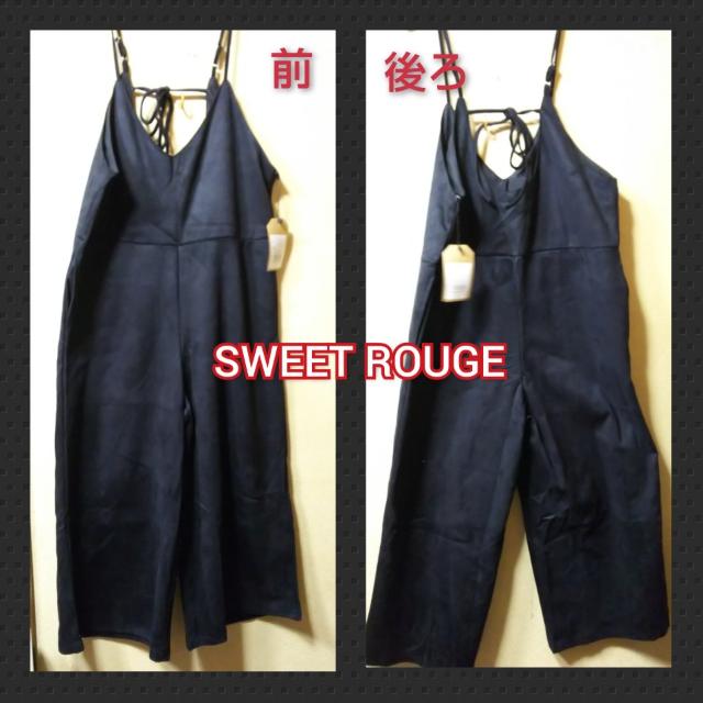 SWEET ROUGE★新品★バックスキン調サロペット/M < 女性ファッション  SWEET ROUGE★新品★バックスキン調サロペット/M  < 女性ファッションの