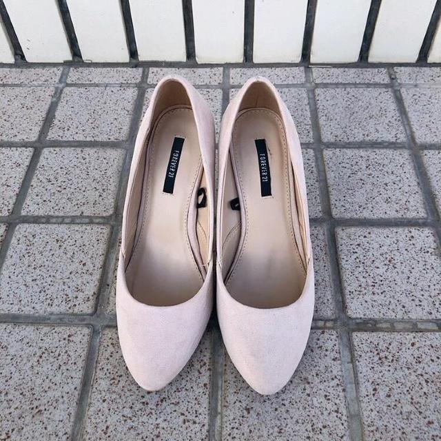 ◆FOREVER21◆クラシックフェイクスエ-ドパンプス★NUDE6*ピンクベージュ♪ < ブランド ◆FOREVER21◆クラシックフェイクスエ-ドパンプス★NUDE6*ピンクベージュ♪ < ブランドの