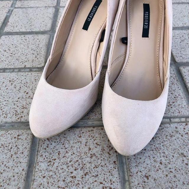 ◆FOREVER21◆クラシックフェイクスエ-ドパンプス★NUDE6*ピンクベージュ♪ < ブランド ◆FOREVER21◆クラシックフェイクスエ-ドパンプス★NUDE6*ピンクベージュ♪ < ブランドの