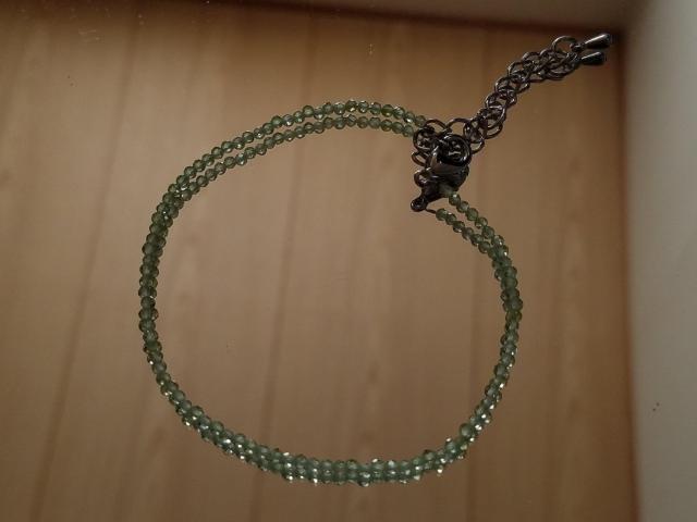 Hand Made ペリドットブレスレット 綺麗な若草色 < 女性アクセサリー/時計  Hand Made ペリドットブレスレット 綺麗な若草色  < 女性アクセサリー/時計の