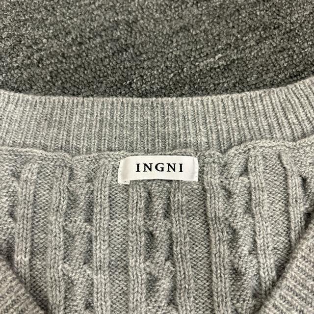 即決 INGNI イング ニットベスト グレー < ブランド  即決 INGNI イング ニットベスト グレー < ブランドの