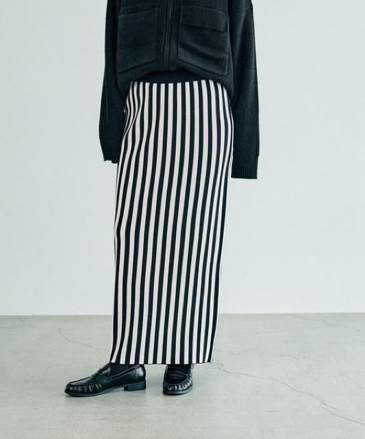 LEPSIM12ゲージストライプニットスカート < ブランド LEPSIM12ゲージストライプニットスカート < ブランドの