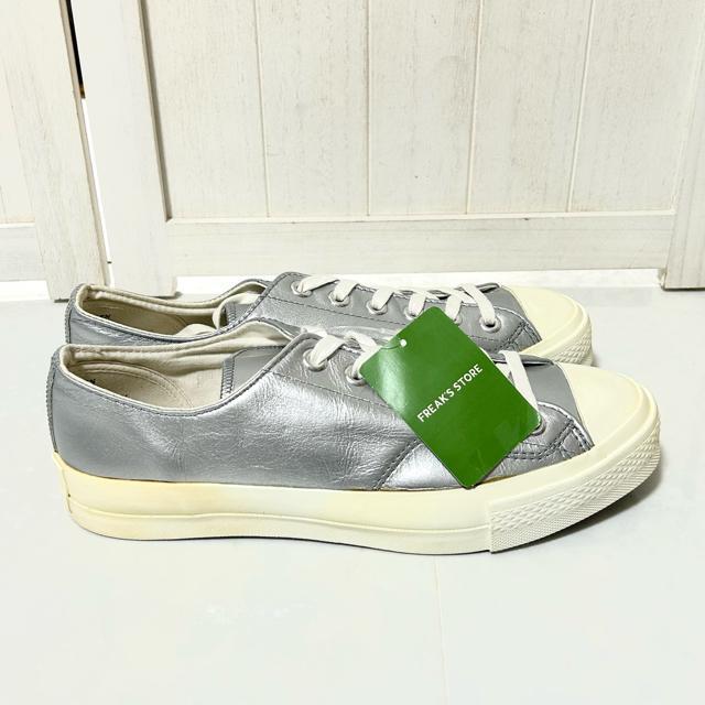 FREAK'S STORE フリークスストア シルバー スニーカー 26cm < ブランド FREAK'S STORE フリークスストア シルバー スニーカー 26cm < ブランドの