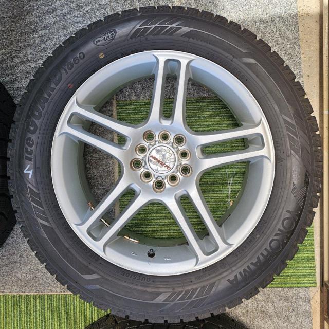 クリムソン ホクトレーシング 17インチ7J 5H100/114.3 インセット47 ヨコハマ/アイスガード/iG60 4本セット < 自動車/バイク クリムソン ホクトレーシング 17インチ7J 5H100/114.3 インセット47 ヨコハマ/アイスガード/iG60 4本セット < 自動車/バイク