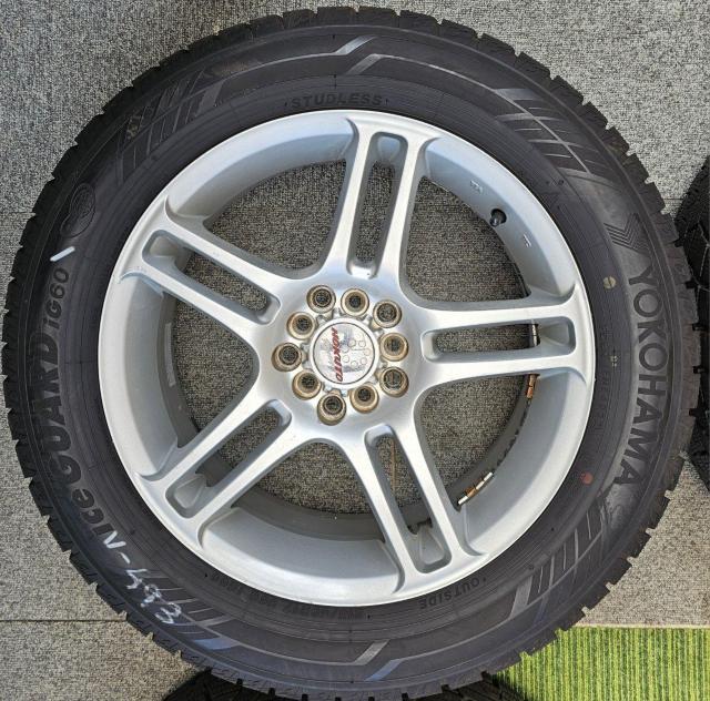 クリムソン ホクトレーシング 17インチ7J 5H100/114.3 インセット47 ヨコハマ/アイスガード/iG60 4本セット < 自動車/バイク クリムソン ホクトレーシング 17インチ7J 5H100/114.3 インセット47 ヨコハマ/アイスガード/iG60 4本セット < 自動車/バイク