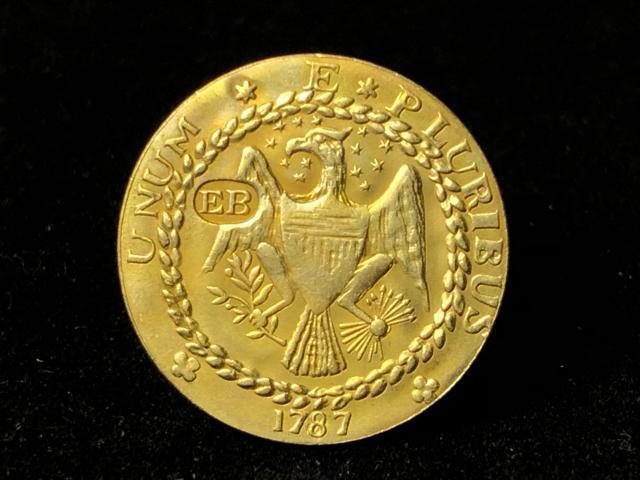 �y���󏭁z�A�����J�ÑK 1787 �u���b�V���[�E�_�u�������� �L�O���_�� ���̍d�� �O���ÑK �A���e�B�[�N �R�C�� �S�[���h�J���[ �� �z�r�[�� 