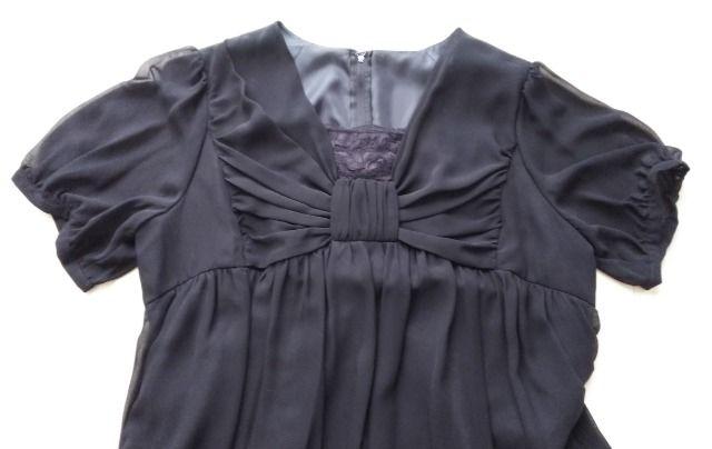 19ABT★pate for★シフォンバルーンワンピース★美品★大きいサイズ < 女性ファッション  19ABT★pate for★シフォンバルーンワンピース★美品★大きいサイズ < 女性ファッションの
