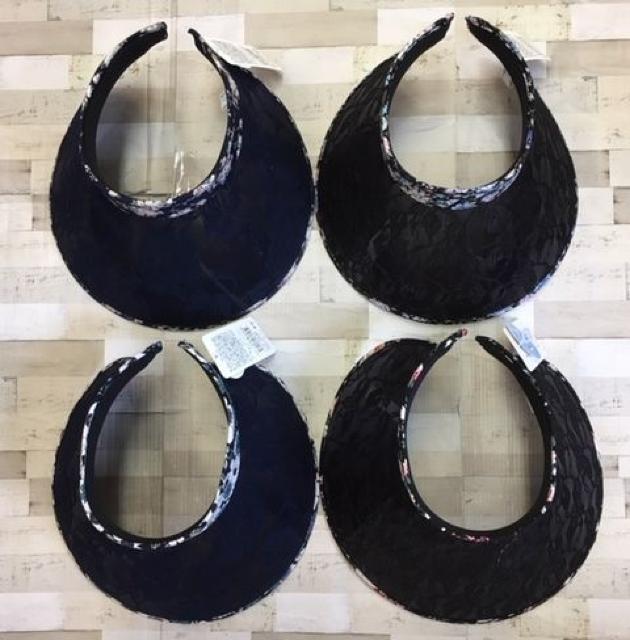 お洒落にUV対策!花柄レース付きサンバイザー1個 < 女性ファッション  お洒落にUV対策!花柄レース付きサンバイザー1個  < 女性ファッションの