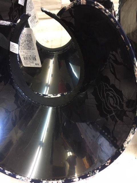 お洒落にUV対策!花柄レース付きサンバイザー1個 < 女性ファッション  お洒落にUV対策!花柄レース付きサンバイザー1個 < 女性ファッションの