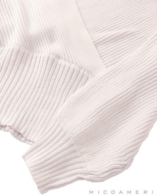 MICOAMERI☆ニットトップス☆ホワイト☆超美品 < ブランド MICOAMERI☆ニットトップス☆ホワイト☆超美品 < ブランドの