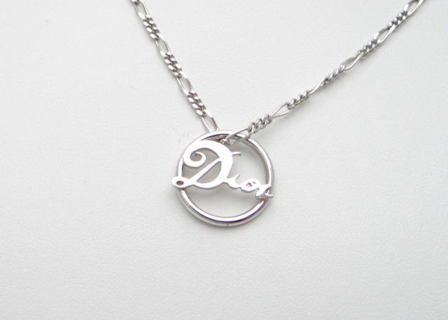 Christian Dior ディオール ラウンド ロゴチャーム ネックレス ペンダント<USED>【送料無料】 < ブランド Christian Dior ディオール ラウンド ロゴチャーム ネックレス ペンダント<USED>【送料無料】 < ブランドの