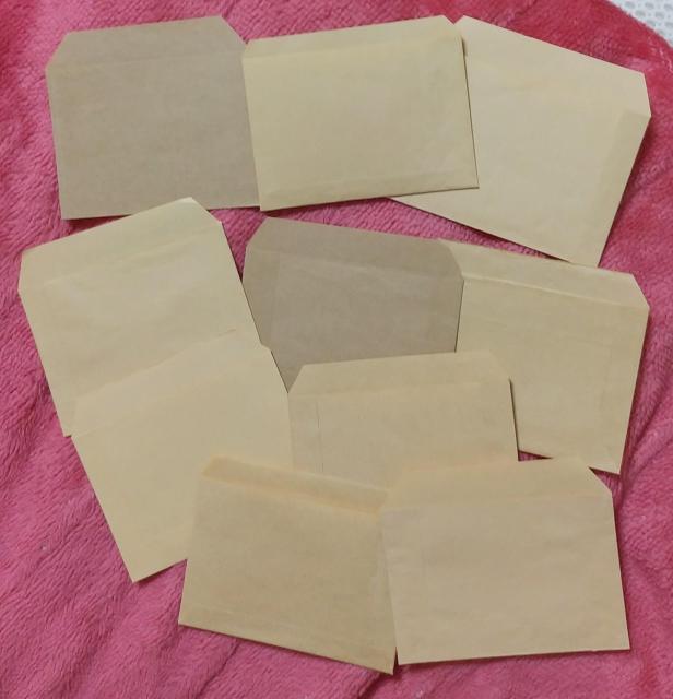 未使用 ハンドメイド横型ぽち袋10枚セット 7×10cm Aクラフト紙無地 < インテリア/ライフ  未使用 ハンドメイド横型ぽち袋10枚セット 7×10cm Aクラフト紙無地 < インテリア/ライフの