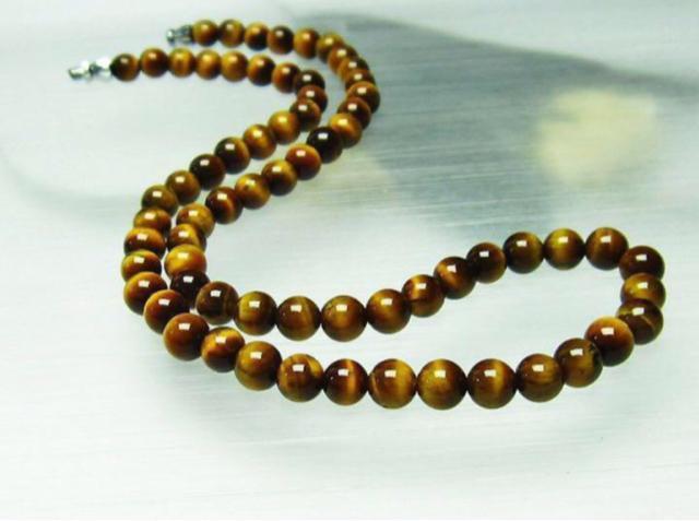 タイガーアイ 黄虎目石ネックレス 商品管理番号: 199-544 < 女性アクセサリー/時計 タイガーアイ 黄虎目石ネックレス 商品管理番号: 199-544 < 女性アクセサリー/時計の