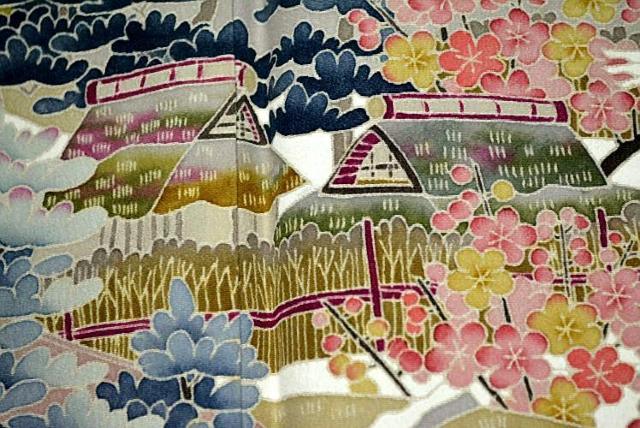 黒留袖 中古 最高峰 美品 本場加賀友禅作家 杉村典重 飛翔 鶴 風景 花柄 比翼 身丈161cm 裄67cm 結婚式 T3607 < 女性ファッション 黒留袖 中古 最高峰 美品 本場加賀友禅作家 杉村典重 飛翔 鶴 風景 花柄 比翼 身丈161cm 裄67cm 結婚式 T3607 < 女性ファッションの