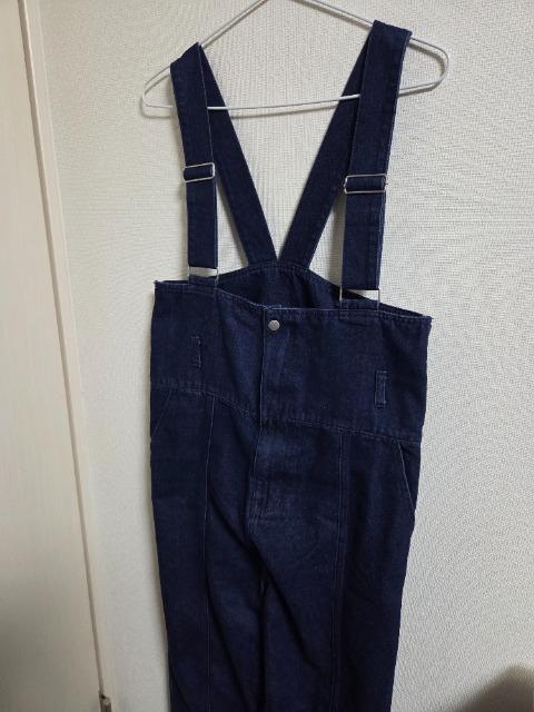 ap retroハイウエストデニムサロペット < 女性ファッション ap retroハイウエストデニムサロペット < 女性ファッションの