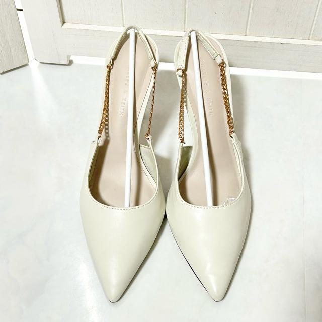 チャールズ&キース チェーンリンク スリングバックスティレットパンプス 35 < ブランド チャールズ&キース チェーンリンク スリングバックスティレットパンプス 35 < ブランドの