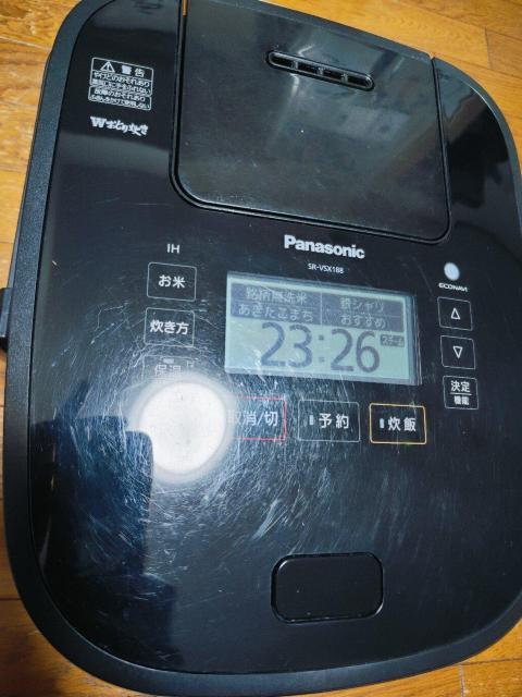 Panasonic SR-VSX188 Wおどり炊き 炊飯器 スチーム&可変圧力IHジャー < 家電/AV Panasonic SR-VSX188 Wおどり炊き 炊飯器 スチーム&可変圧力IHジャー < 家電/AVの