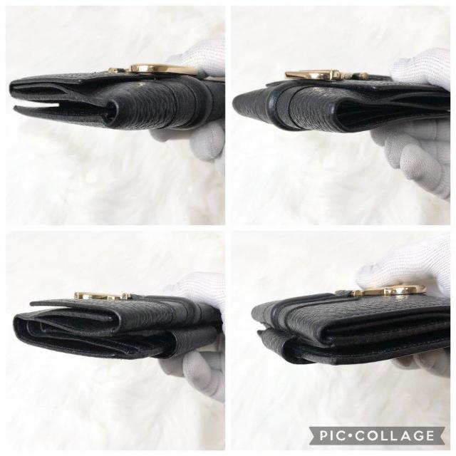 �y���i�zGUCCI �O�b�` ��܂���z �_�u�� �z�b�N �E�H���b�g �C���^�[���b�L���OG �S�[���h���� �� �u���b�N ���U�[ �� �u�����h�� 