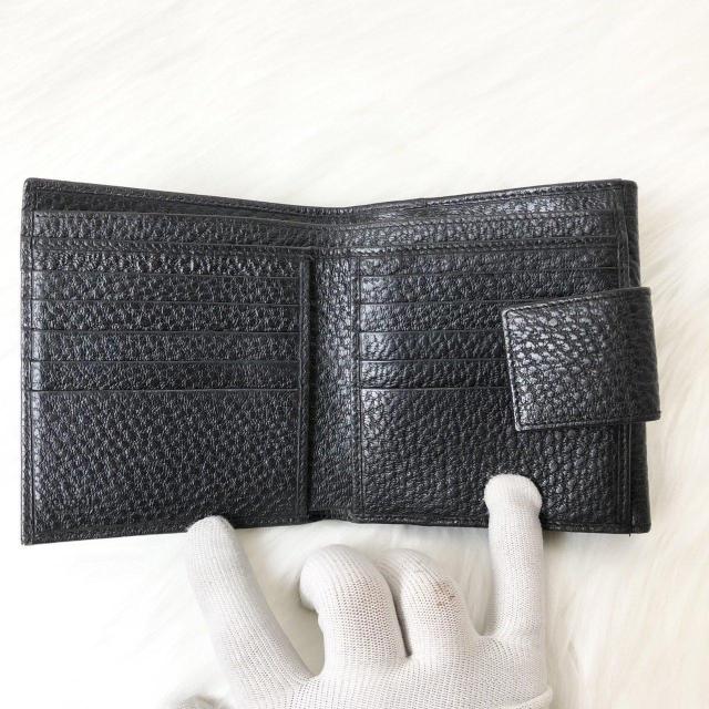 �y���i�zGUCCI �O�b�` ��܂���z �_�u�� �z�b�N �E�H���b�g �C���^�[���b�L���OG �S�[���h���� �� �u���b�N ���U�[ �� �u�����h�� 