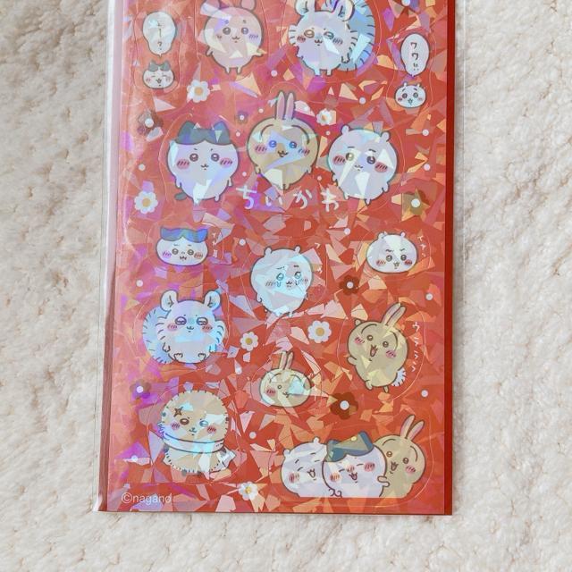 新品 ちいかわ キラキラ ホログラム シール ステッカー デコ コラージュ シール帳 N2m < インテリア/ライフ 新品 ちいかわ キラキラ ホログラム シール ステッカー デコ コラージュ シール帳 N2m < インテリア/ライフの