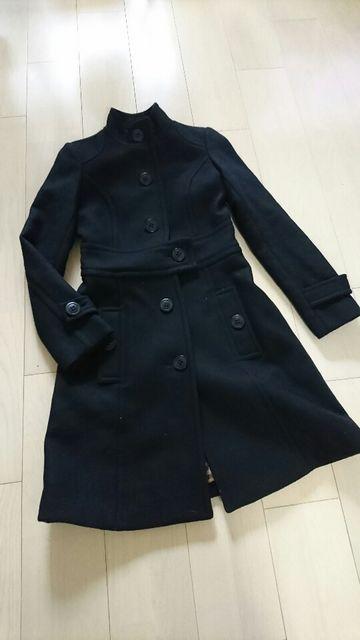 値下げ送料込みBURBERRY確実正規品 定番ブラックコート サイズ36 < ブランド  値下げ送料込みBURBERRY確実正規品 定番ブラックコート サイズ36 < ブランドの