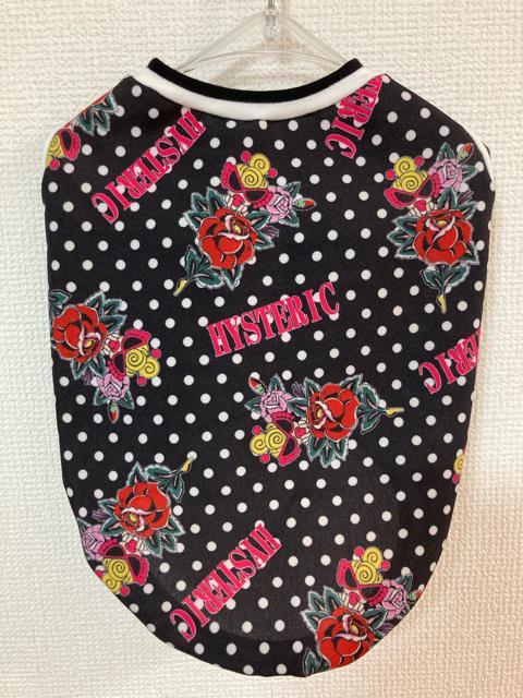 2L★ハンドメイド ヒスミニ シャツ ドット バラ柄 ボーダー 犬服★ < ペット/手芸/園芸  2L★ハンドメイド ヒスミニ シャツ ドット バラ柄 ボーダー 犬服★  < ペット/手芸/園芸の