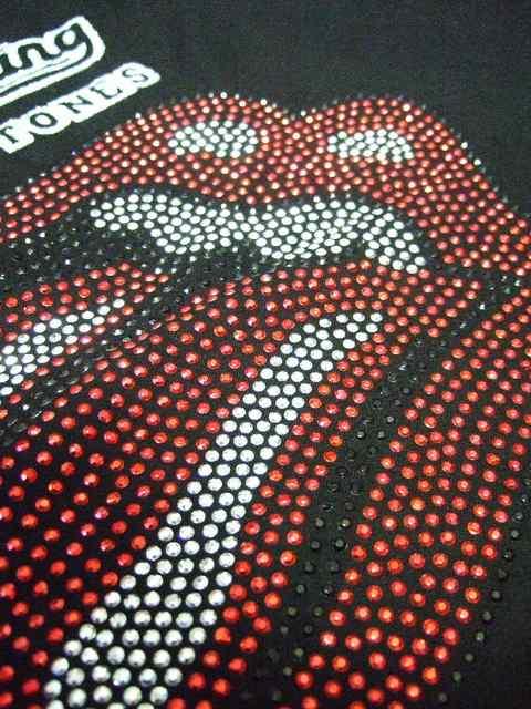 ★ロックTシャツ★The Rolling Stones★ラインストーン★ローリングストーンズ★L★ < 男性ファッション  ★ロックTシャツ★The Rolling Stones★ラインストーン★ローリングストーンズ★L★ < 男性ファッションの