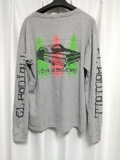 RADIALL カー車 バックプリント 長袖Tシャツ Mサイズ グレー ラディアル MADEINJAPAN 日本製 ルードブランド < ブランド  RADIALL カー車 バックプリント 長袖Tシャツ Mサイズ グレー ラディアル MADEINJAPAN 日本製 ルードブランド < ブランドの