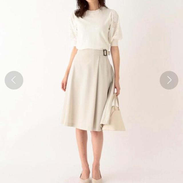 ◆index/インデックス◆スリーブレースパフスリーブニット★ホワイトS*秋コーデオフィス*美品♪ < ブランド  ◆index/インデックス◆スリーブレースパフスリーブニット★ホワイトS*秋コーデオフィス*美品♪  < ブランドの