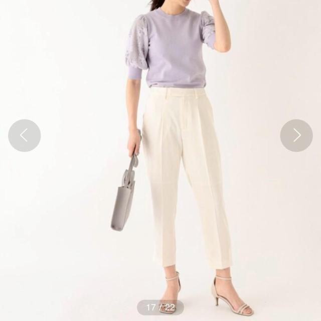 ◆index/インデックス◆スリーブレースパフスリーブニット★ホワイトS*秋コーデオフィス*美品♪ < ブランド  ◆index/インデックス◆スリーブレースパフスリーブニット★ホワイトS*秋コーデオフィス*美品♪ < ブランドの