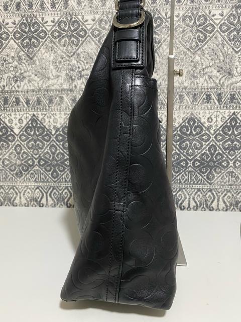 【美品】 COACH コーチ オプアート レザー ワンショルダーバッグ 肩掛け < ブランド  【美品】 COACH コーチ オプアート レザー ワンショルダーバッグ 肩掛け < ブランドの