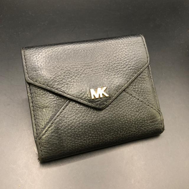 即決 MICHAEL KORS マイケルコース 三つ折り財布 ブラック < ブランド 即決 MICHAEL KORS マイケルコース 三つ折り財布 ブラック < ブランドの