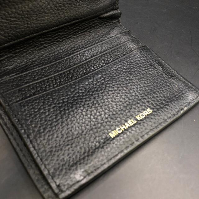 即決 MICHAEL KORS マイケルコース 三つ折り財布 ブラック < ブランド 即決 MICHAEL KORS マイケルコース 三つ折り財布 ブラック < ブランドの