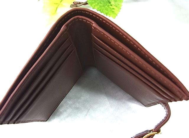 【正規美品】CHARLES & KEITHチャールズ&キース コンパクト 二つ折り財布 ブラウン < ブランド 【正規美品】CHARLES & KEITHチャールズ&キース コンパクト 二つ折り財布 ブラウン < ブランドの